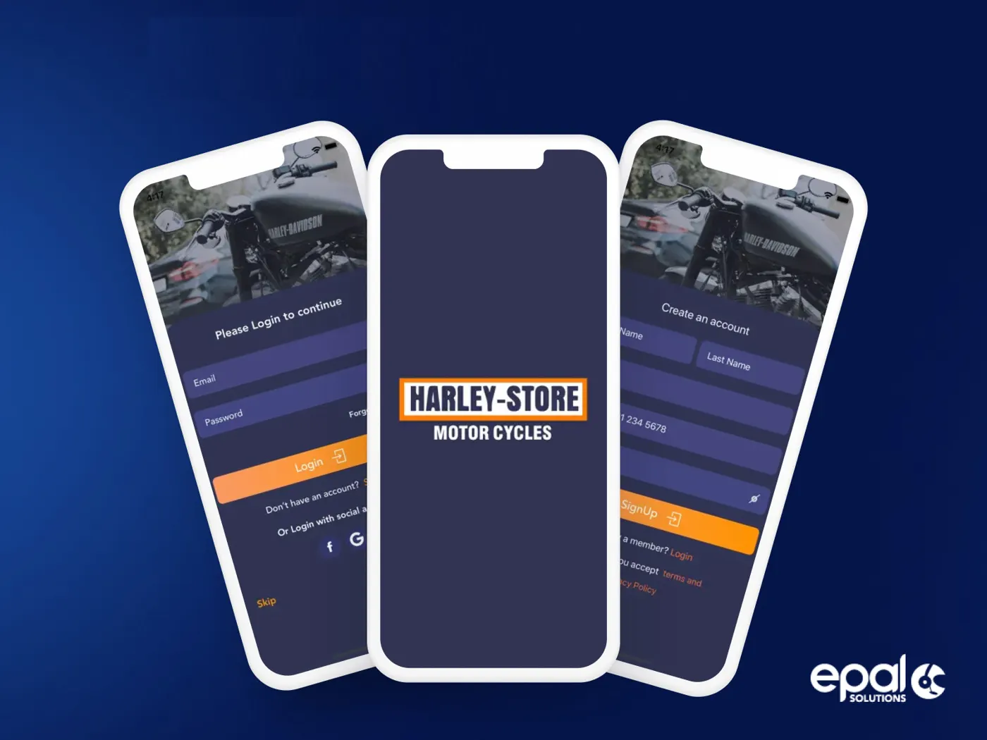 Harley Store project preview